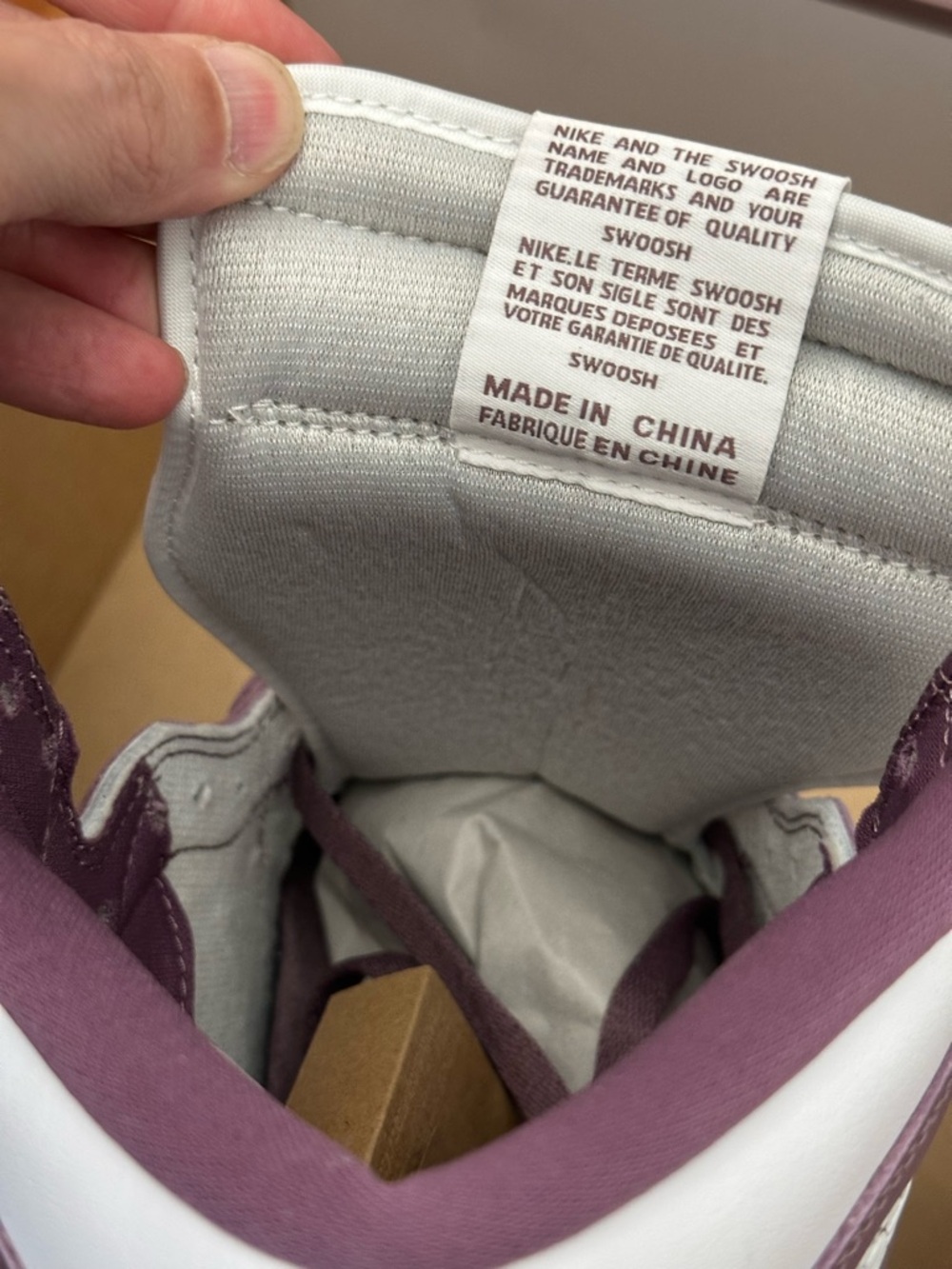 Air Jordan 1 Retro OG High “Sky J Mauve/White” DZ5485-105 Size 13 - Picture 5 of 7